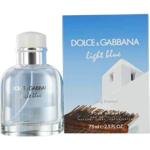 D & G Light Blue Living Stromboli Pour Homme By Dolce & Gabbana Edt Spray 2.5 Oz