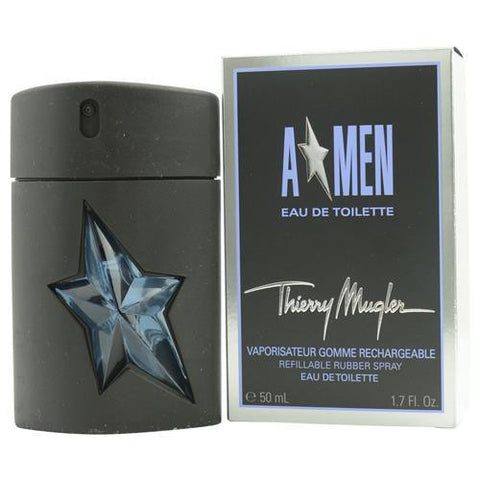 Angel By Thierry Mugler Edt Spray Rubber Bottle Refillable 1.7 Oz