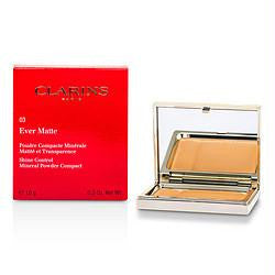 Clarins Ever Matte Shine Control Mineral Powder Compact - # 03 Transparent Warm --10g-0.35oz By Clarins