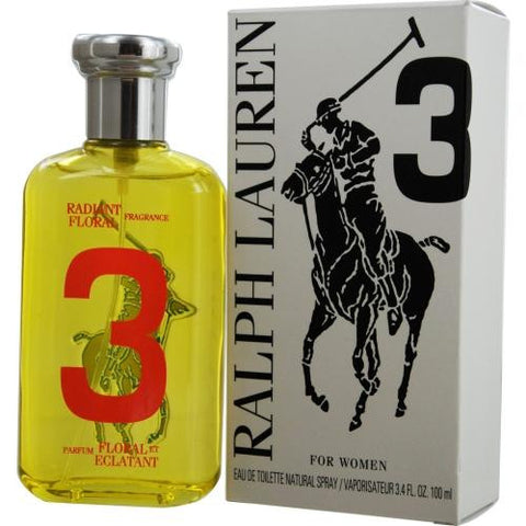 Polo Big Pony #3 By Ralph Lauren Edt Spray 3.4 Oz *tester