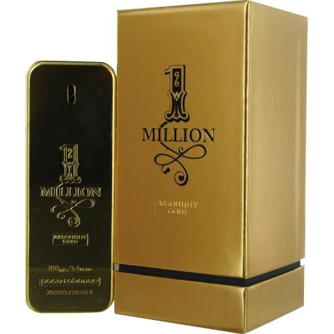 Paco Rabanne 1 Million Absolutely Gold By Paco Rabanne Pure Parfum Spray 3.3 Oz