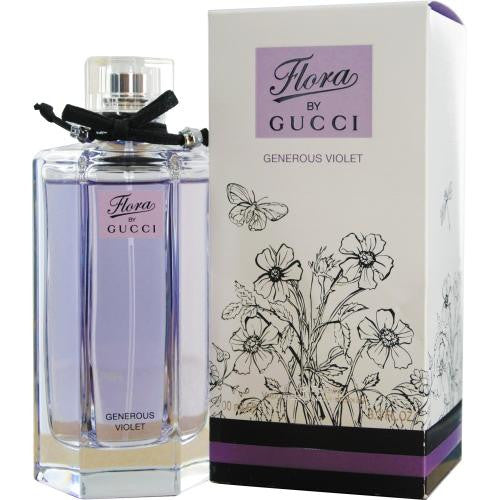 Gucci Flora Generous Violet By Gucci Edt Spray 3.4 Oz