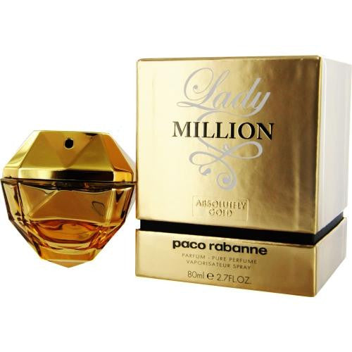 Paco Rabanne Lady Million Absolutely Gold By Paco Rabanne Parfum Spray 2.7 Oz