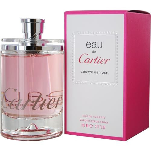 Eau De Cartier Goutte De Rose By Cartier Edt Spray 3.4 Oz