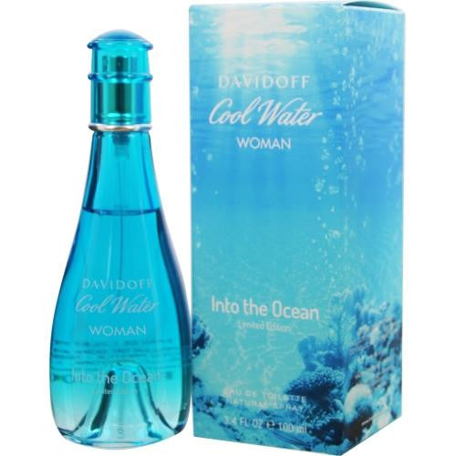 Cool Water Into The Ocean By Davidoff Edt Spray 3.4 Oz