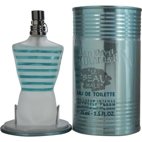 Jean Paul Gaultier Le Beau Male By Jean Paul Gaultier Edt Intensely Fresh Spray 2.5 Oz