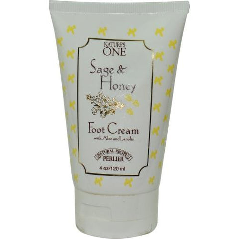 Sage & Honey Foot Cream With Aloe & Lanolin Cream--4oz