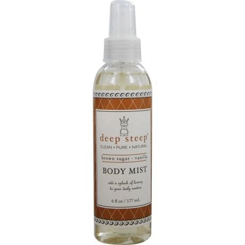 Deep Steep Brown Sugar-vanilla Body Mist 6 Oz By Deep Steep