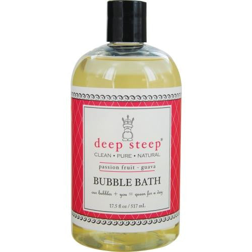 Deep Steep Passionfruit-guava Organic Honey Bubble Bath 17.5 Oz By Deep Steep