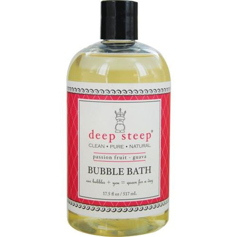 Deep Steep Passionfruit-guava Organic Honey Bubble Bath 17.5 Oz By Deep Steep