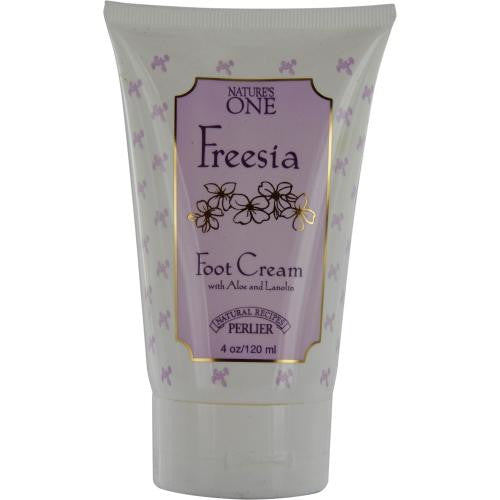 Nature's One Freesia Foot Cream With Aloe & Lanolin Cream--4oz