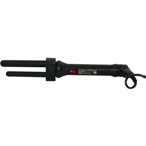 Bi Tube Clipless Curling Iron Black