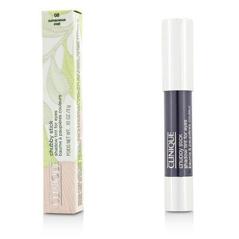 Clinique Chubby Stick Shadow Tint For Eyes - # 08 Curvaceous Coal --3g-0.1oz By Clinique