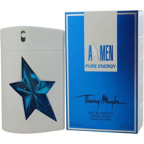 Angel Men Pure Energy By Thierry Mugler Edt Spray 3.4 Oz