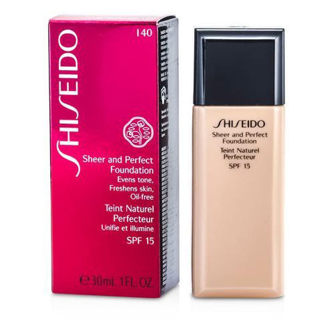 Shiseido Sheer & Perfect Foundation Spf 15 - # I40 Natural Fair Ivory --30ml-1oz By Shiseido