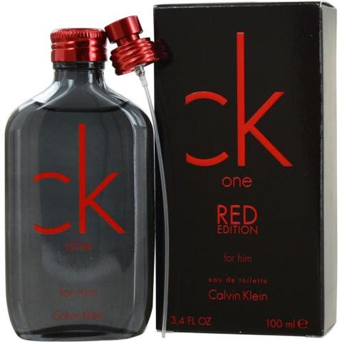 Ck One Red Edition By Calvin Klein Edt Spray 3.4 Oz (limited Edition)