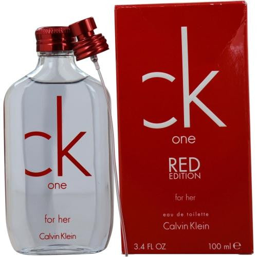 Ck One Red Edition By Calvin Klein Edt Spray 3.4 Oz (limited Edition)