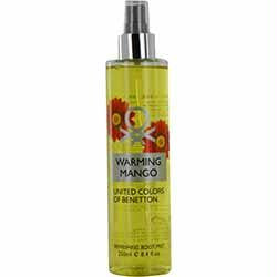 Benetton Body Mists By Benetton Warming Mango Body Mist 8.4 Oz