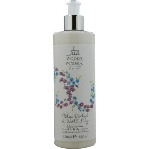 Woods Of Windsor Blue Orchid & Water Lily By Woods Of Windsor Moisturizing Hand & Body Lotion 11.8 Oz