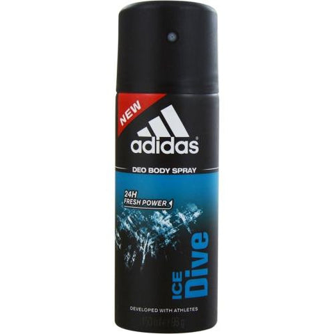Adidas Ice Dive By Adidas 24h Deodorant Body Spray 5 Oz (developed With Athletes)