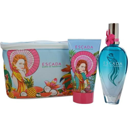 Escada Gift Set Escada Born In Paradise By Escada