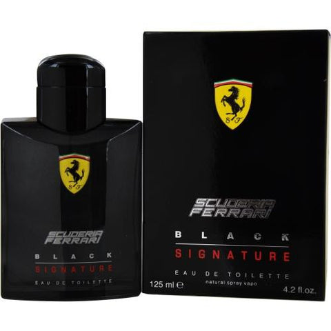 Ferrari Scuderia Black Signature By Ferrari Edt Spray 4.2 Oz