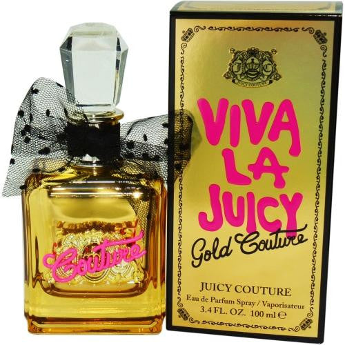 Viva La Juicy Gold Couture By Juicy Couture Eau De Parfum Spray 3.4 Oz