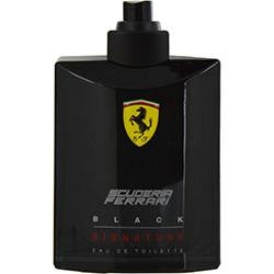 Ferrari Scuderia Black Signature By Ferrari Edt Spray 4.2 Oz *tester