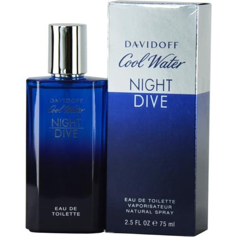 Cool Water Night Dive By Davidoff Edt Spray 2.5 Oz