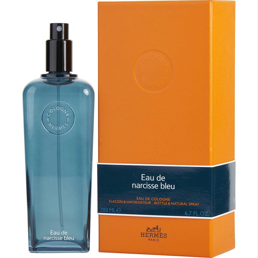 Eau De Narcisse Bleu By Hermes Eau De Cologne With Pump 6.7 Oz