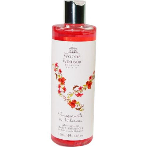 Woods Of Windsor Pomegranate & Hibiscus By Woods Of Windsor Moisturizing Bath & Shower Gel 11.8 Oz