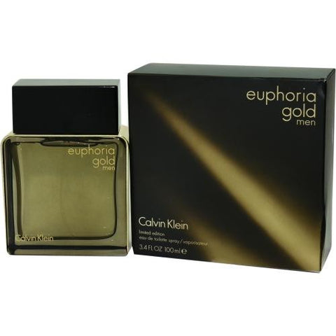 Euphoria Men Gold By Calvin Klein Edt Spray 3.4 Oz (limited Edition)