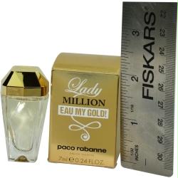 Paco Rabanne Lady Million Eau My Gold! By Paco Rabanne Edt .24 Oz Mini