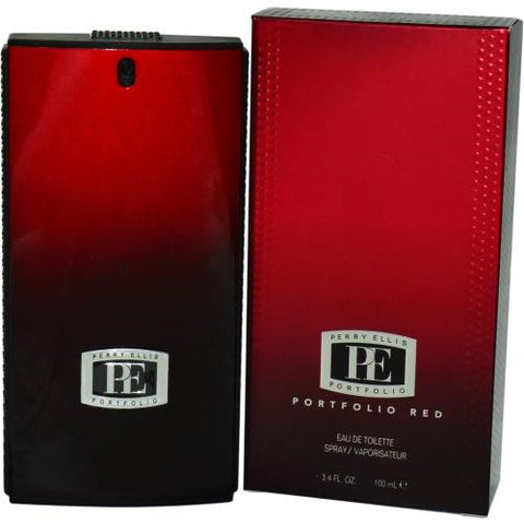 Portfolio Red By Perry Ellis Edt Spray 3.4 Oz