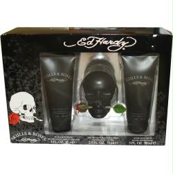 Christian Audigier Gift Set Ed Hardy Skulls & Roses By Christian Audigier