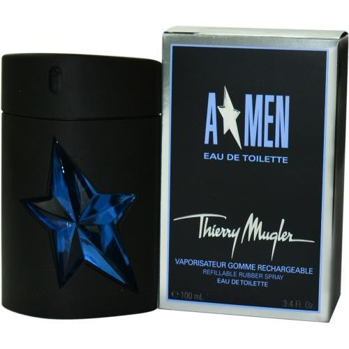 Angel By Thierry Mugler Edt Spray Rubber Bottle Refillable 3.4 Oz