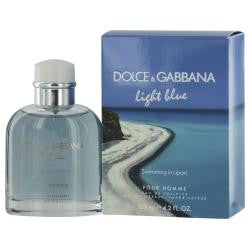 D & G Light Blue Swimming In Lipari Pour Homme By Dolce & Gabbana Edt Spray 4.2 Oz (limited Edition)