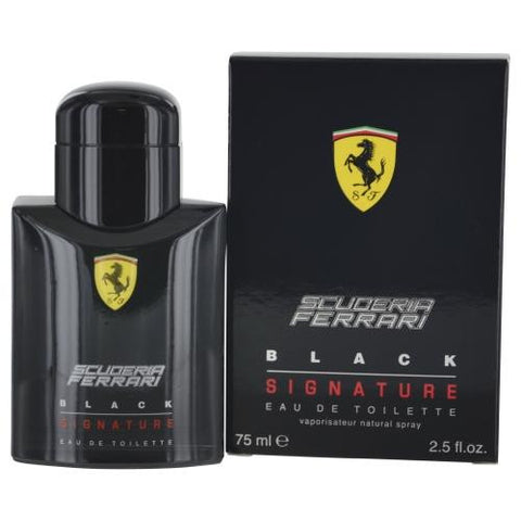 Ferrari Scuderia Black Signature By Ferrari Edt Spray 2.5 Oz