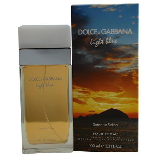 D & G Light Blue Sunset In Salina By Dolce & Gabbana Edt Spray 3.4 Oz (limited Edition)