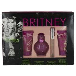 Fantasy Britney Spears By Britney Spears Eau De Parfum Spray 1.7 Oz & Body Souffle 1.7 Oz & Shower Gel 1.7 Oz & Eau De Parfum Spray .33 Oz