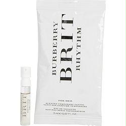 Burberry Brit Rhythm By Burberry Edt Spray Vial With Tattoo