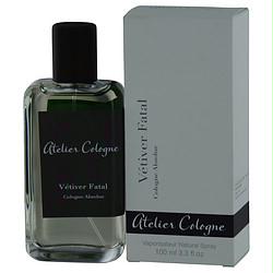 Atelier Cologne By Atelier Cologne Vetiver Fatal Cologne Absolue Pure Perfume 3.3 Oz With Removable Spray Pump