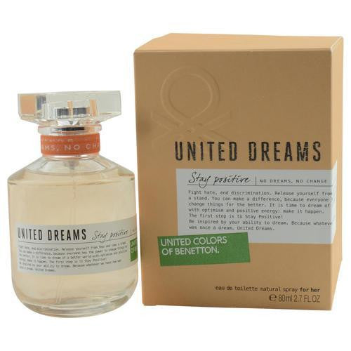 Benetton United Dreams Stay Positive By Benetton Edt Spray 2.7 Oz