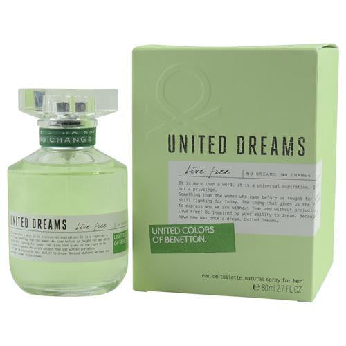 Benetton United Dreams Live Free By Benetton Edt Spray 2.7 Oz