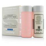 Cleansing Duo Travel Selection Set: Cleansing Milk W- White Lily 100ml-3oz + Floral Toning Lotion 100ml-3oz --2pcs