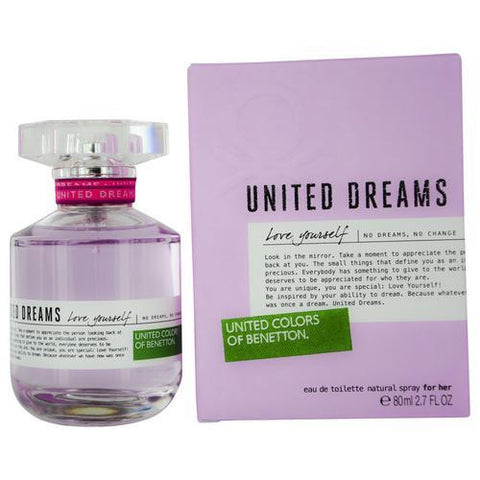 Benetton United Dreams Love Yourself By Benetton Edt Spray 2.7 Oz