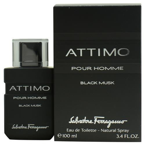 Attimo Black Musk By Salvatore Ferragamo Edt Spray 3.4 Oz