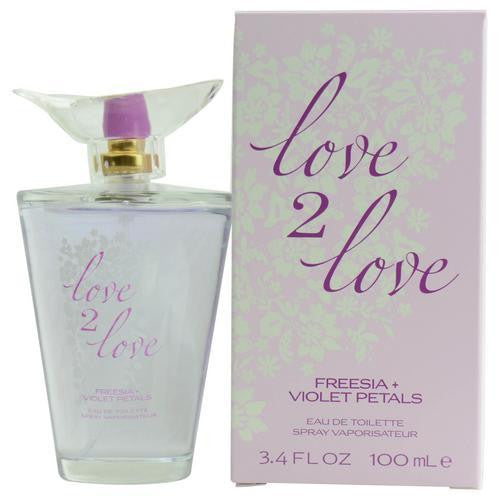 Love 2 Love By Love 2 Love Freesia & Violet Petals Edt Spray 3.4 Oz