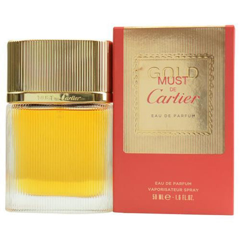 Must De Cartier Gold By Cartier Eau De Parfum Spray 1.6 Oz