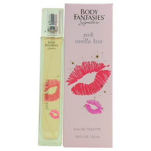 Body Fantasies Pink Vanilla Kiss By Body Fantasies Edt Spray 1.8 Oz